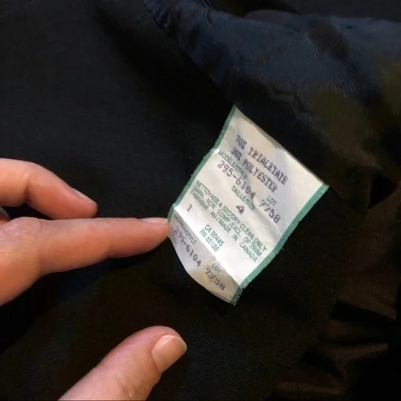 LOUBEN 90s Black Double Breasted Blazer - Picture 5 of 7